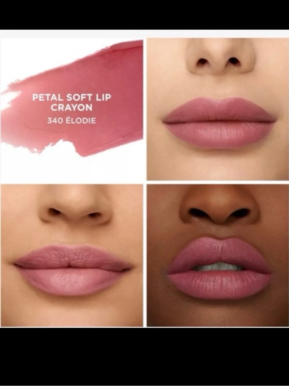 Laura Mercier Petal Soft Lipstick Crayon in Elodie 340 BNIB